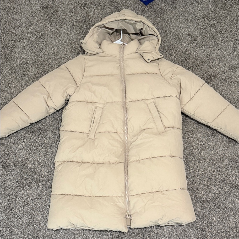 H&M Cream Puffer Jacket
